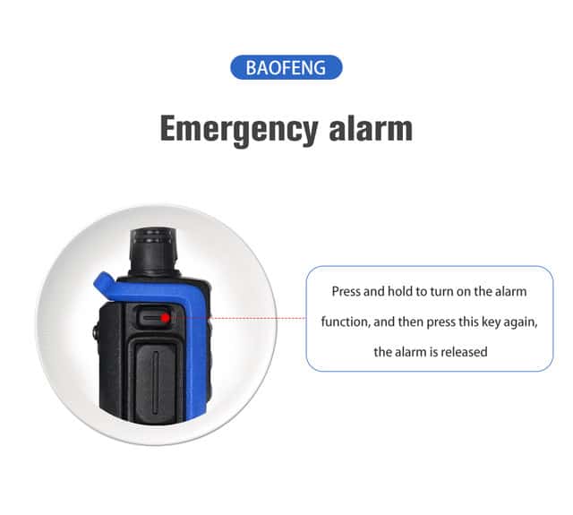baofeng emergency alarm